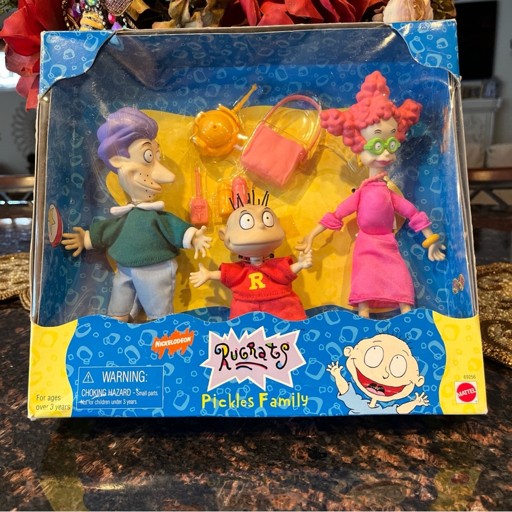 Vintage In Box Nickelodeon Rugrats Pickles Family Action Figures By Mattel